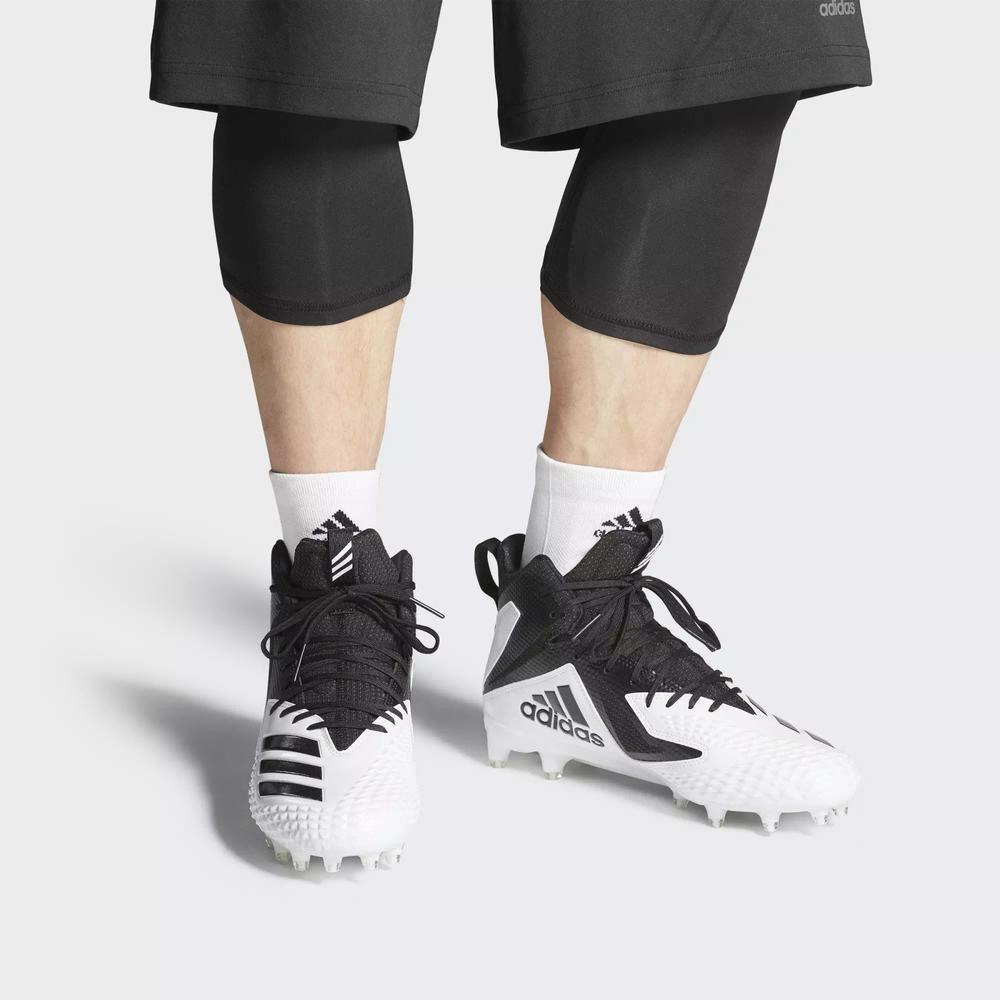 Adidas Freak X Carbon Mid Tacos de Futbol Blancos Para Hombre (MX-74511)